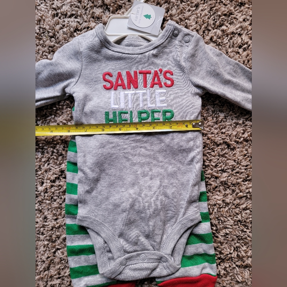 Carter's. Baby Christmas‎ outfit. Santa's little helper - Picture 7 of 10